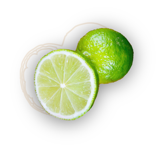 png of an lime and an offset stroke